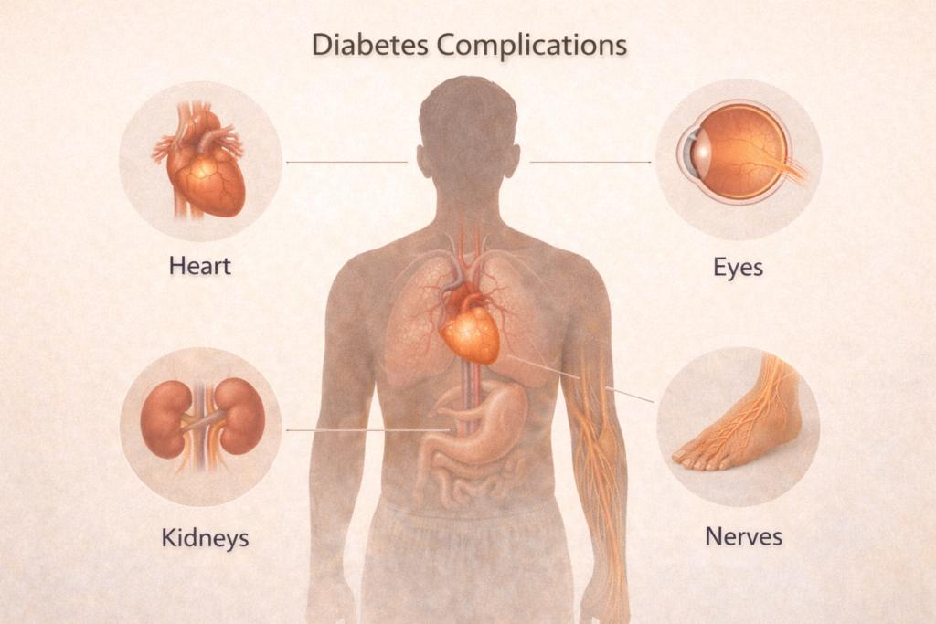 Complications of Uncontrolled Diabetes